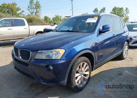 2013 BMW X3 xDrive28I z USA, uszkodzony, nr VIN 5UXWX9C5XD0A11063